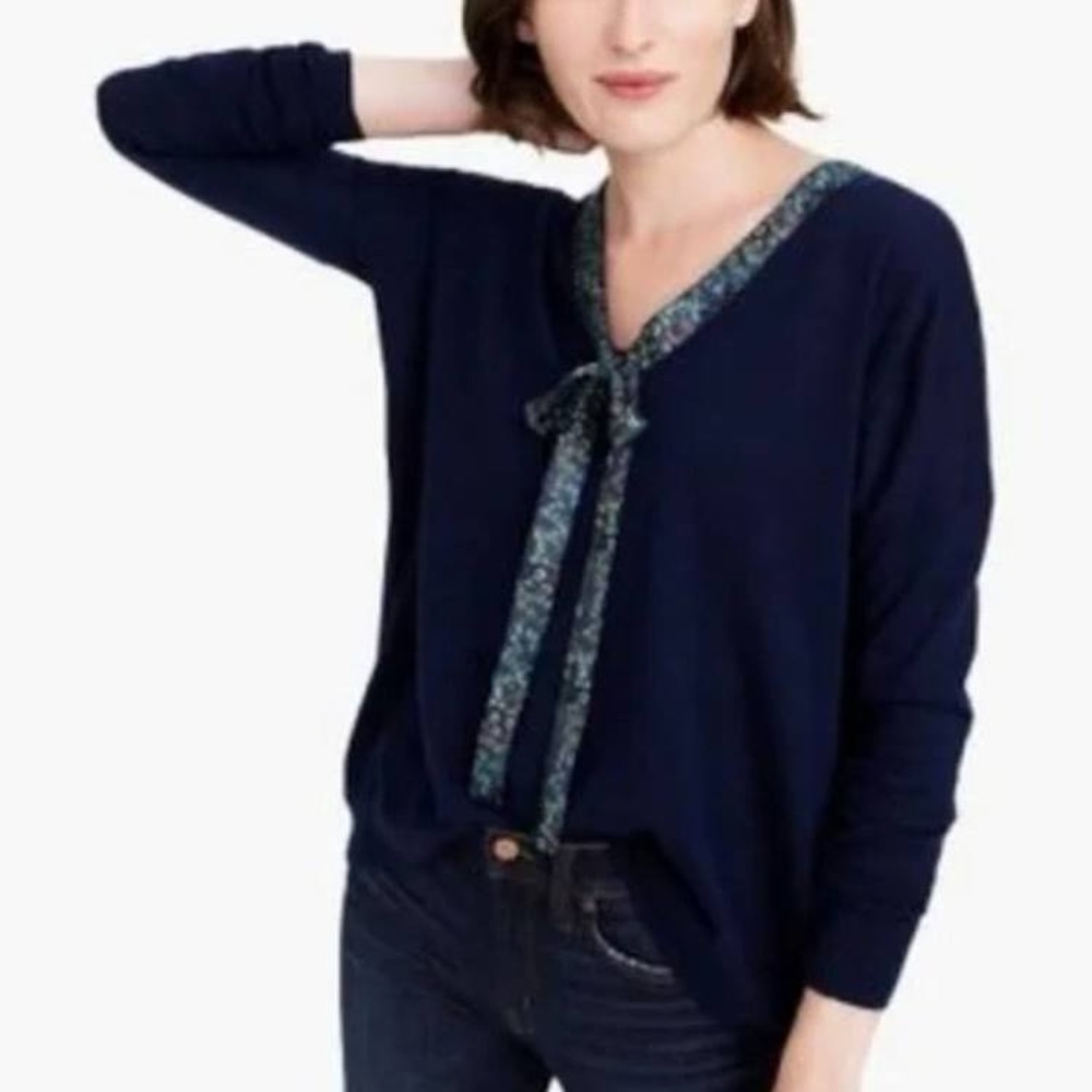 J Crew Abigail Borg Sweater Size M